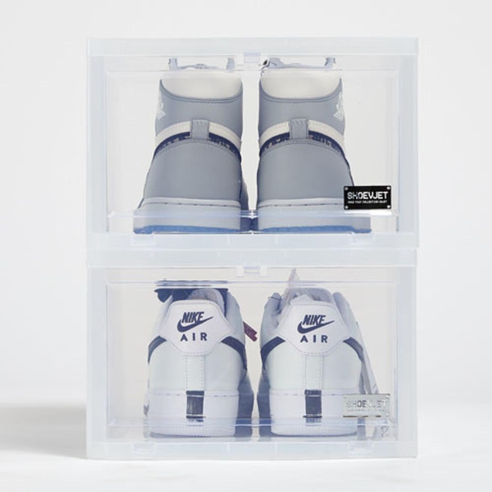 [스크래치 상품] 슈브제 OG 화이트 프리미엄 신발 보관함 (변색 방지, 자외선 차단)