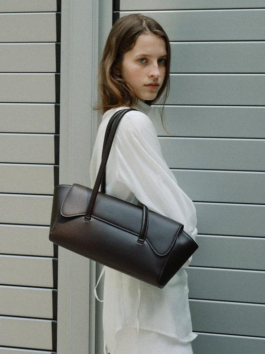 Lungo shoulder bag Umber