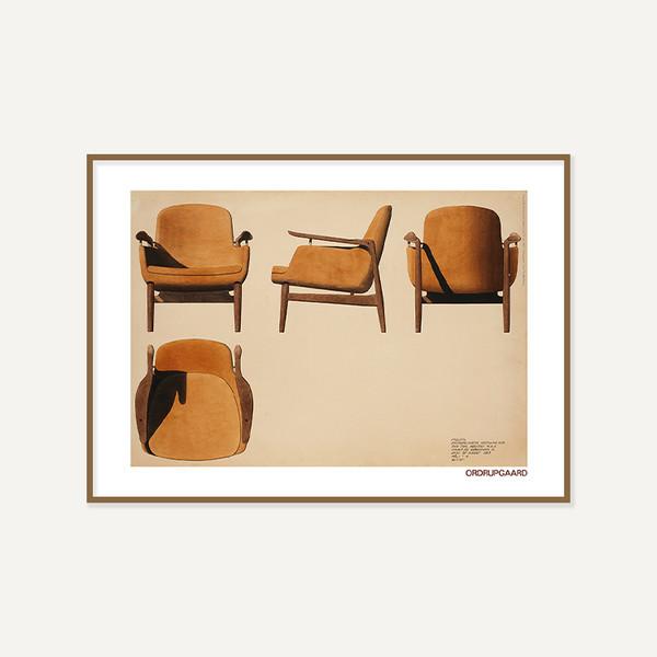 (3월 말 입고예정) 핀 율 / Upholstered recliner with free arm, 1953