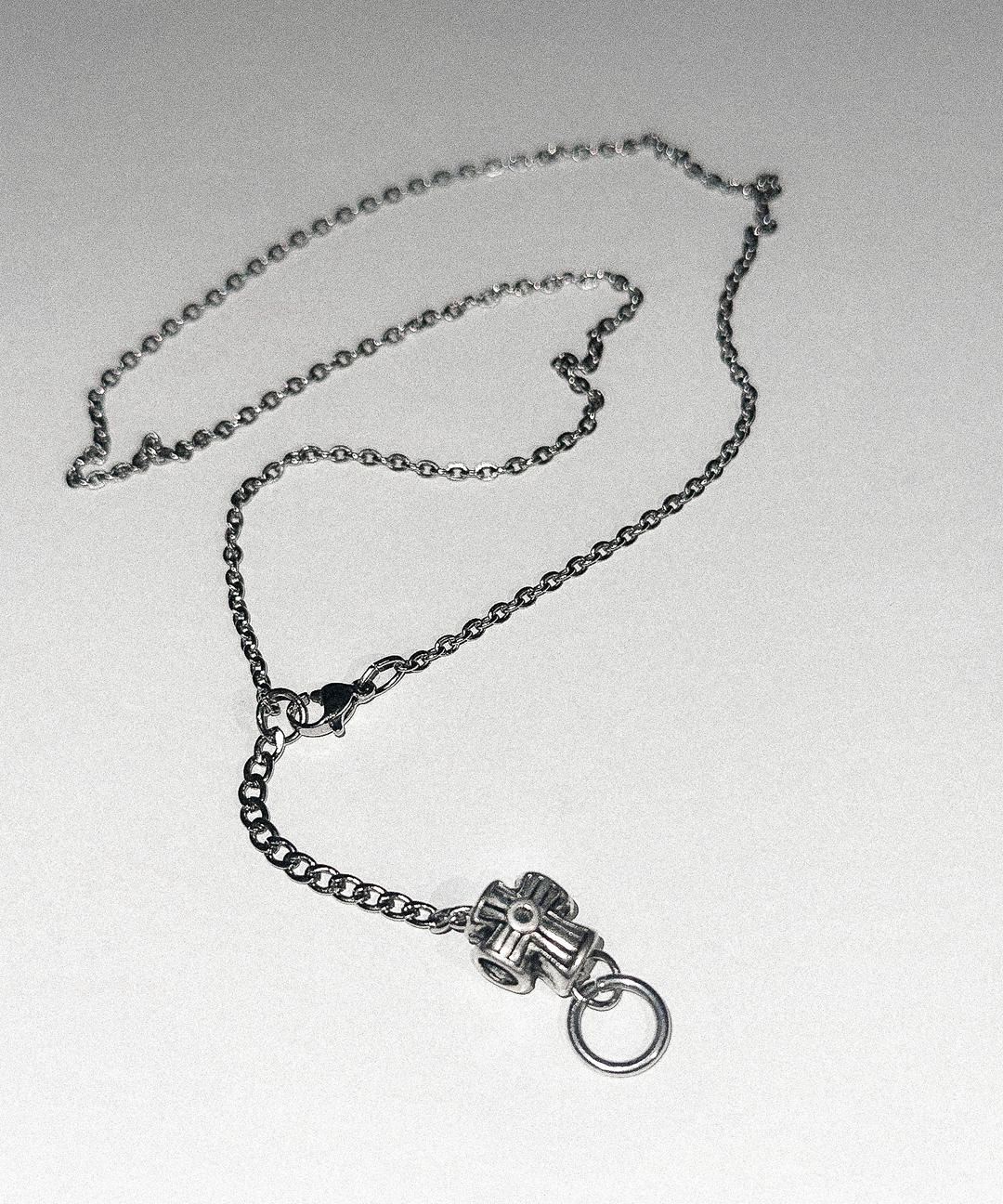 MIDNIGHT CROSS NECKLACE