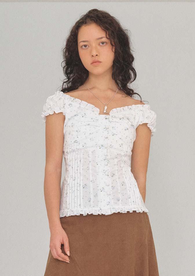 [5/8일 순차배송] lotsyou_April Blossom Lace Top