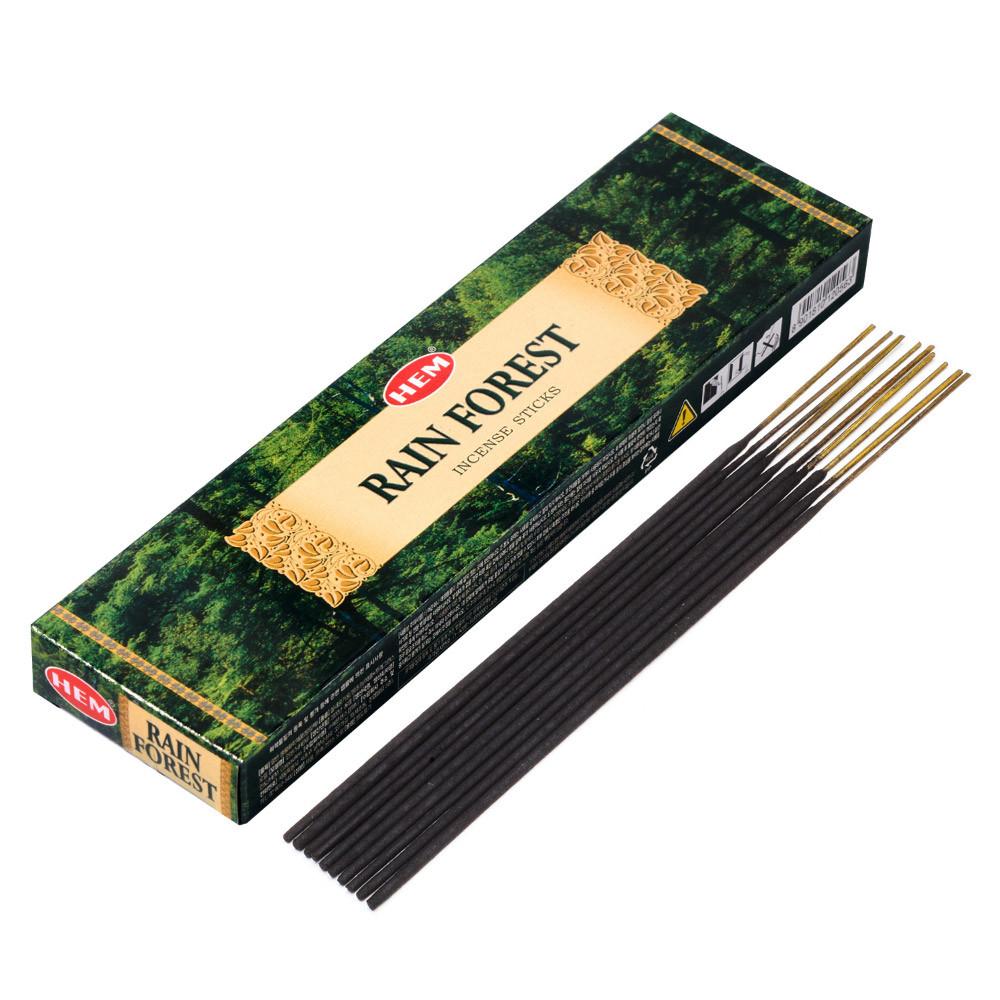 HEM 인센스 레인 포레스트 스틱 향 100개입