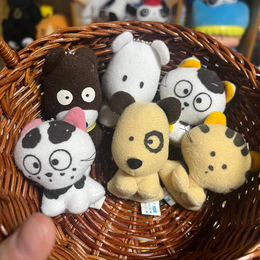 일본 쇼와 레트로 타마와 친구들 미니 인형 키링