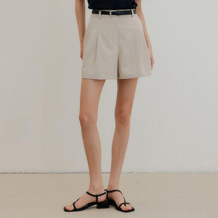 클라라 투 턱 숏 팬츠 / CLARA TWO TUCK SHORT PANTS_3colors