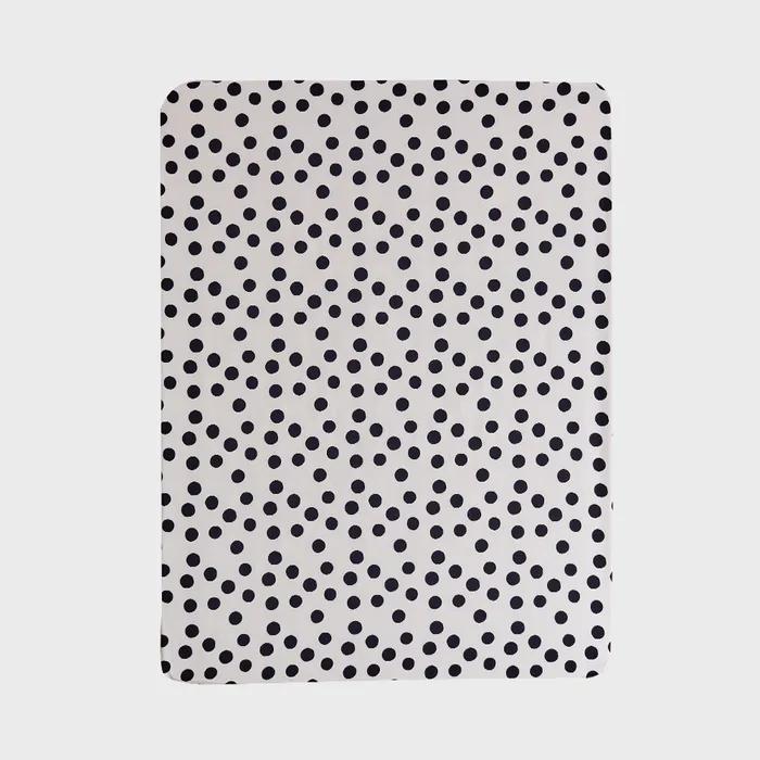 [29CM 단독]BK103 먼지없는 블랙 빅 도트 피치스킨 매트리스커버 SS/Q