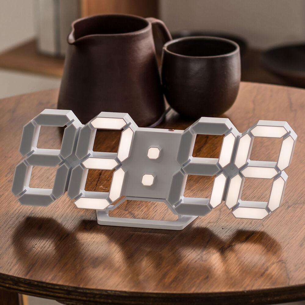 플라이토 3D LED 인테리어 탁상 벽시계 시즌3 LG전구 25cm (2 color)