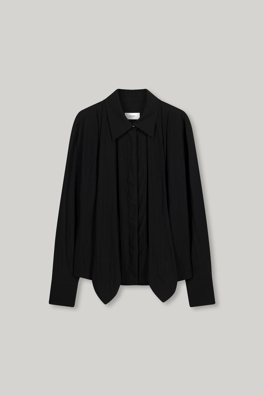 2ND / Mason Tie Blouse (Black)