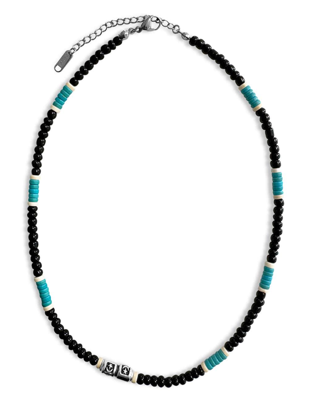 DOUBLE ARGO STAR NECKLACE (BK)