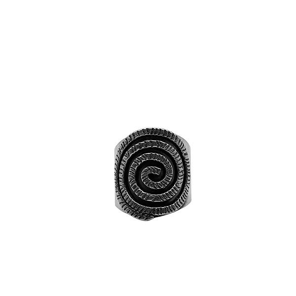 KAREN HILL TRIBE silver Swirl spiral Ring