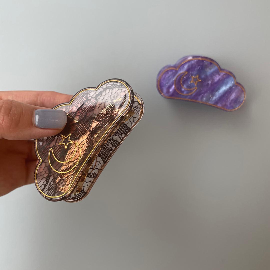 Lace Cloud Pin