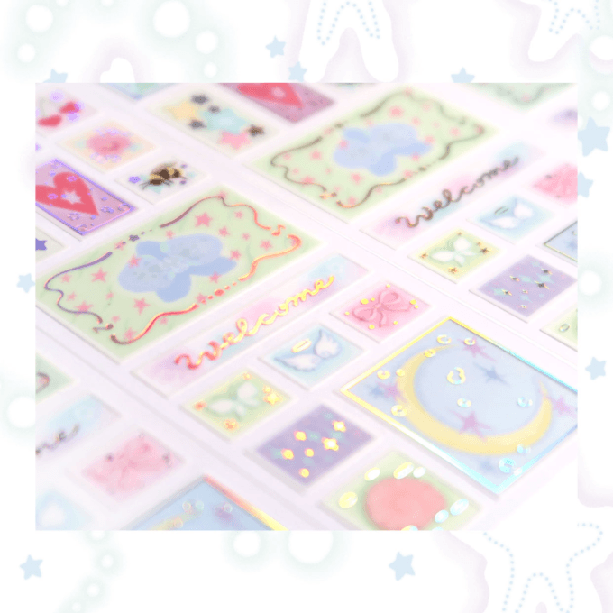 스티커스 welcome to 스티커