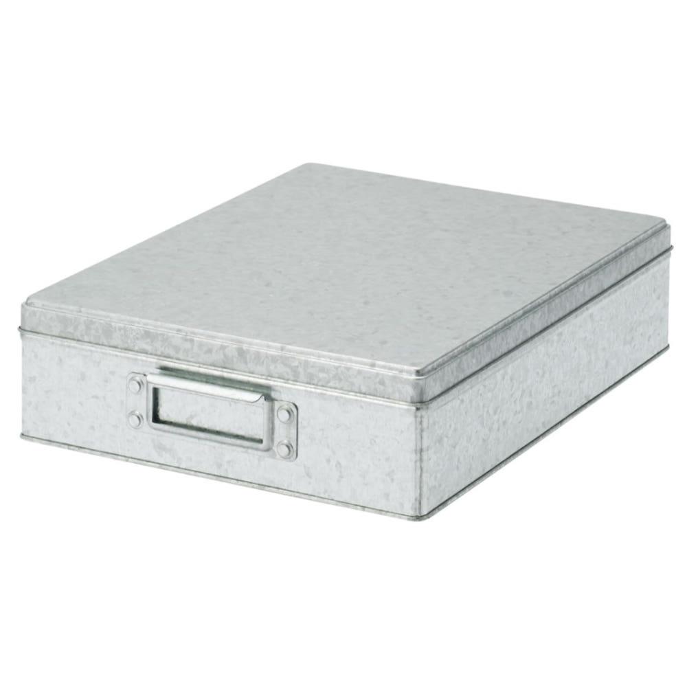 무인양품 무지 함석 토탄 박스 대 높이 8.5cm KGG25A1S