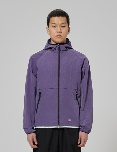 카도 립스탑 패커블 윈드브레이커 Purple