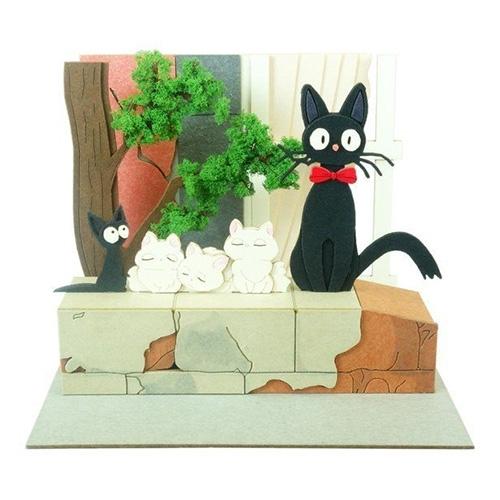 [마녀배달부 키키] 미니종이크라프트(지지와아기고양이)