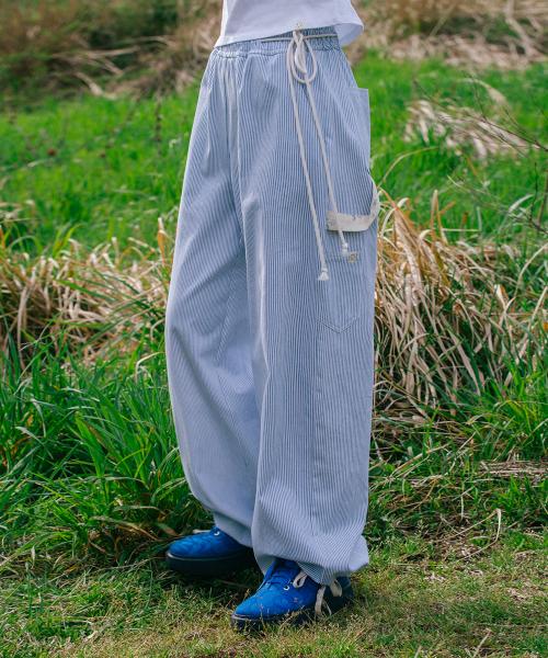STRIPE CARPENTER PANTS, BLUE