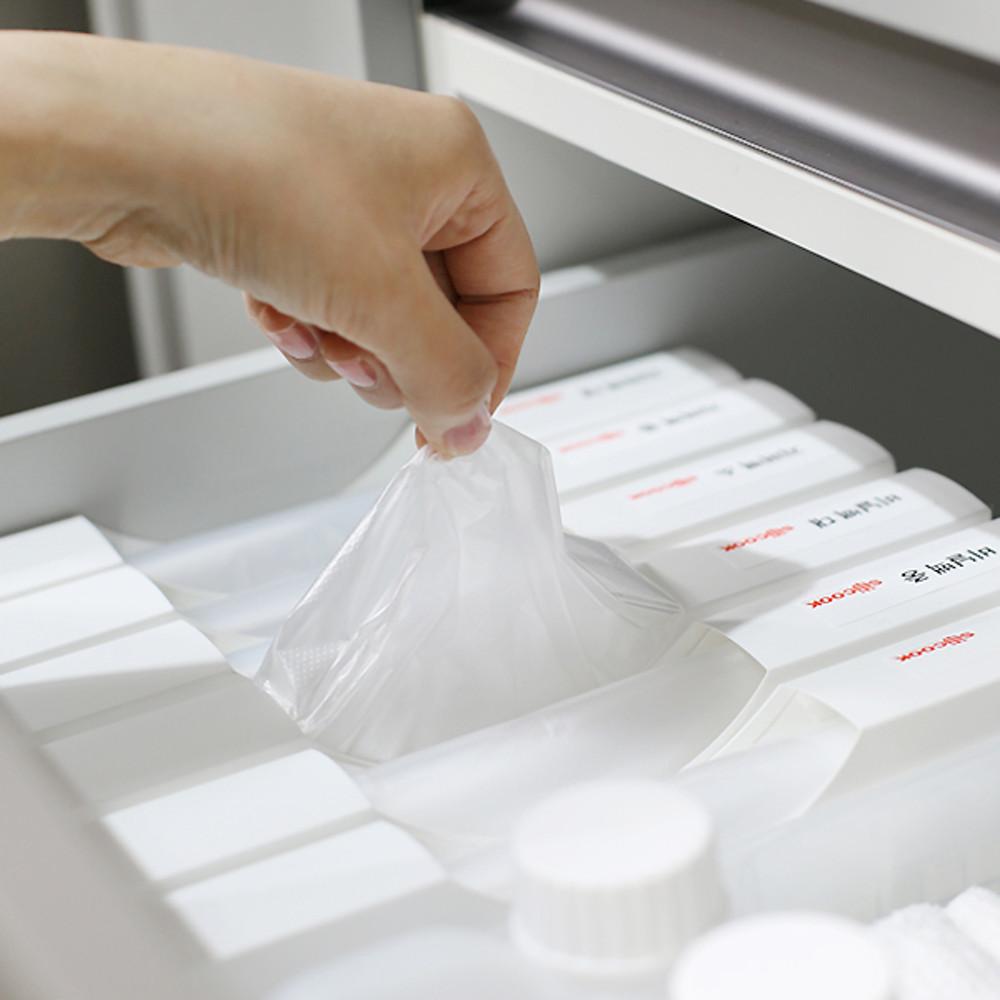 실리쿡 비닐봉투 정리함 비닐쏙픽미 5개세트