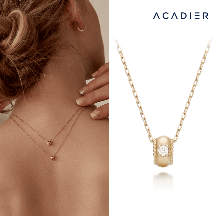 [14K] 뉴클래식 써클 목걸이