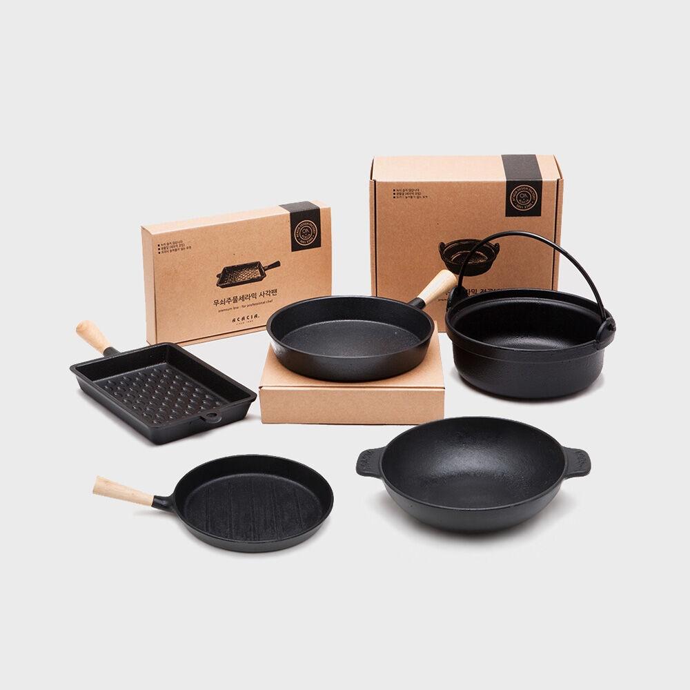 [건강한팬] 무쇠주물 세라믹 코팅팬 시리즈