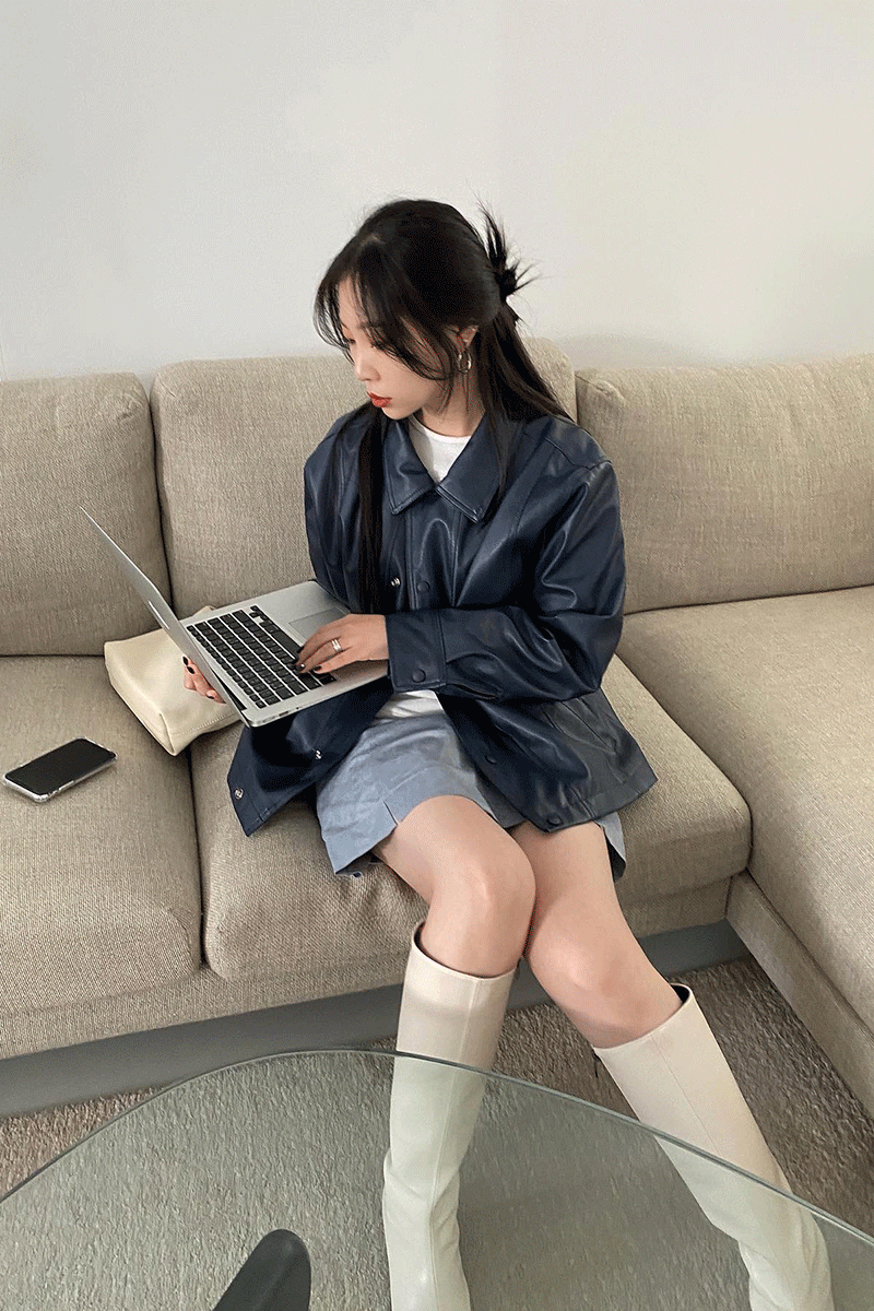 매니쉬 레더 자켓 3 colors