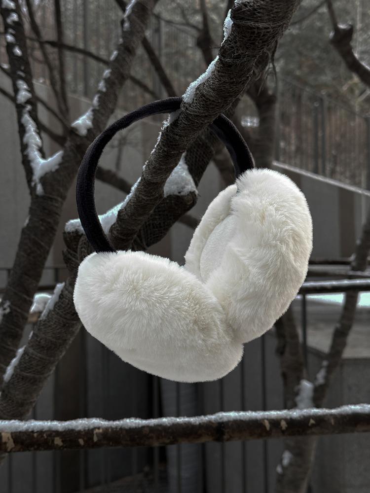 보송 퍼 귀마개 (2color)