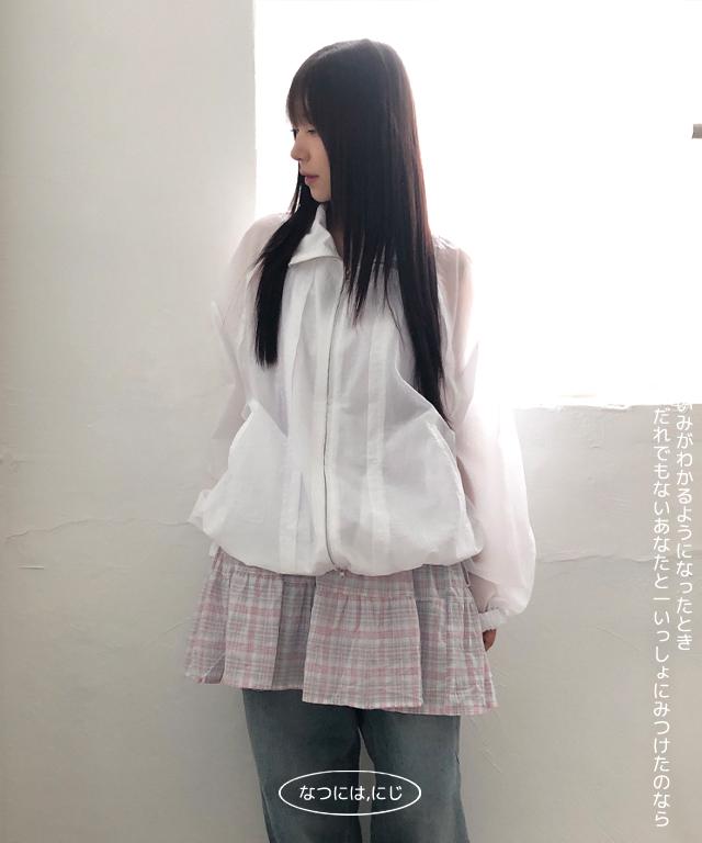 chilly see-through windbreaker 2 color
