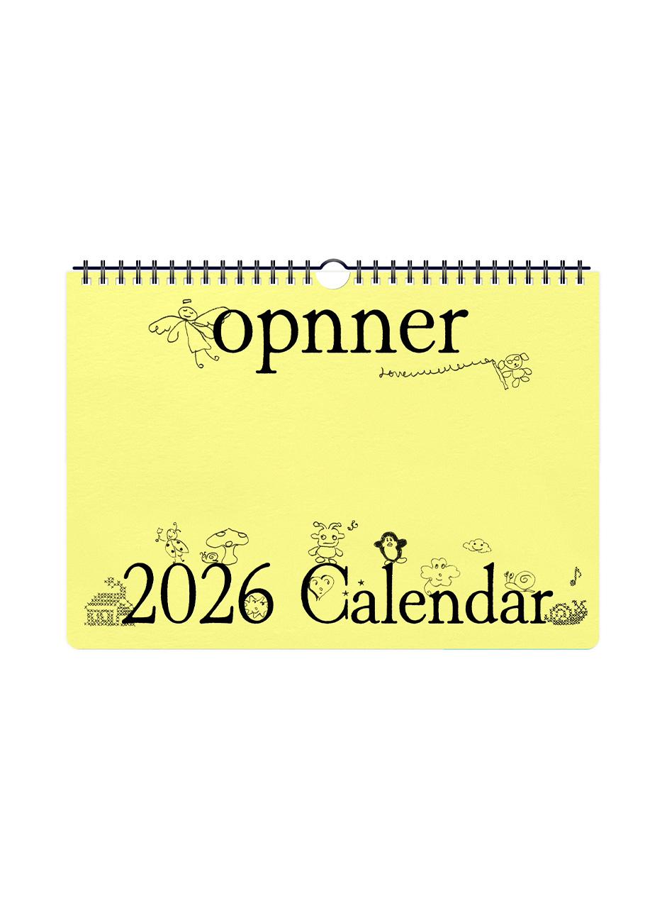 Opnner Risograph Calendar 2026