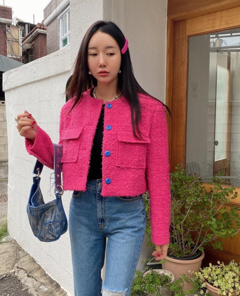 컬러버튼 비비자켓 (3color) 무료배송