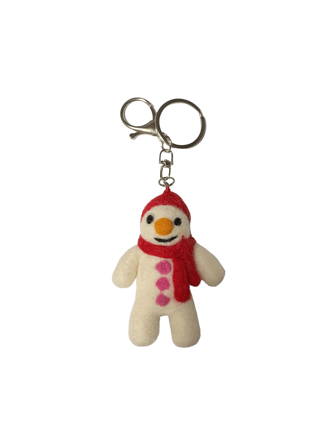 AHIND Snowman Key Ring (Red)