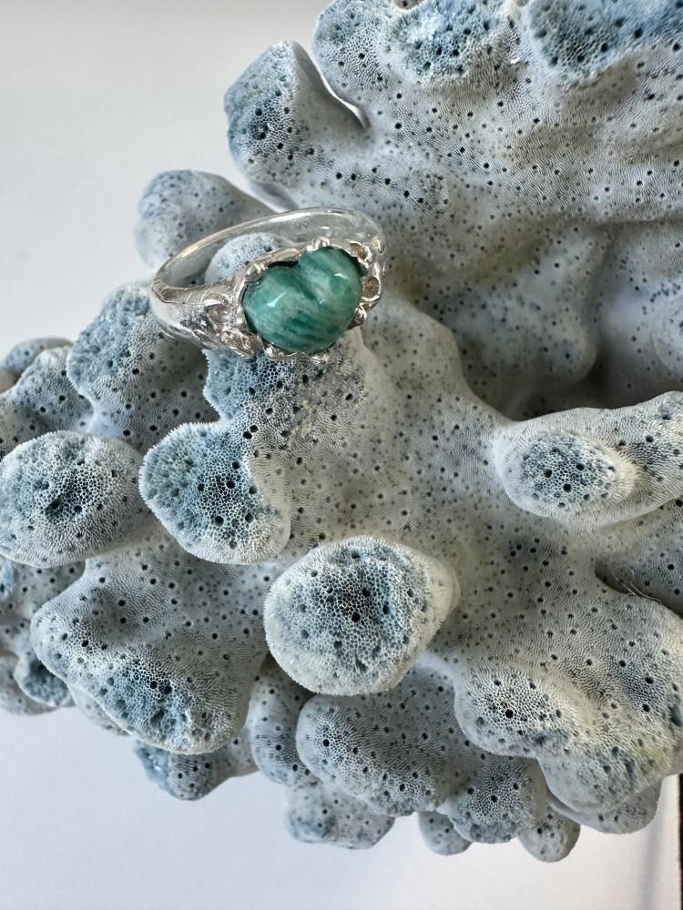 ORDER MADE silver925하트 원석 반지2 실버링