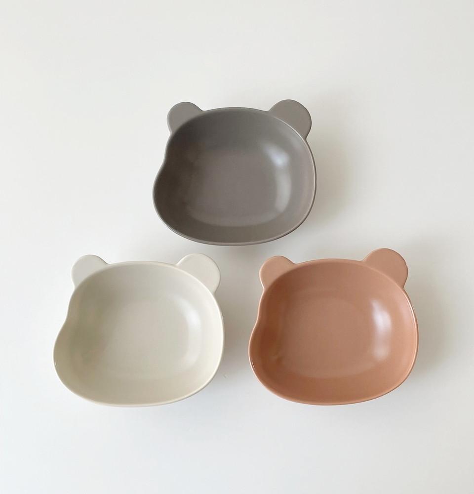 (렛씨온니굿띵) 곰돌이 요거트볼 3color 시리얼볼 스프 요거트 보울 곰접시 집들이선물