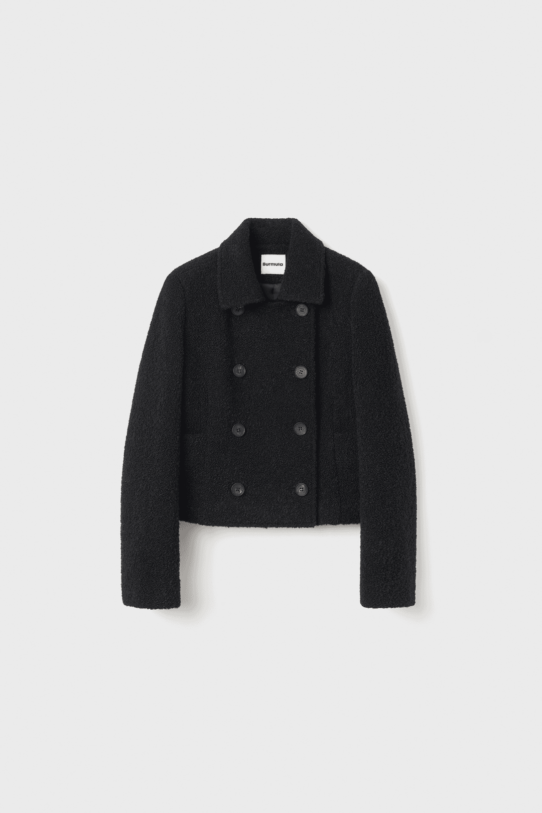 WOOL DOUBLE JACKET (BLACK)