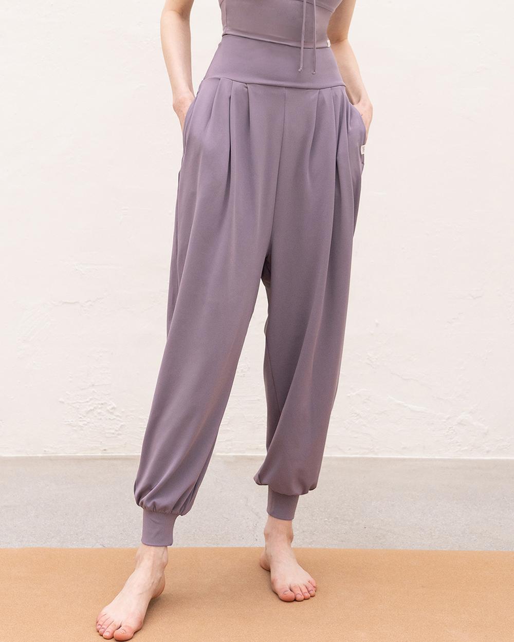 (FM10522)소프트 이지 하렘 팬츠_그레이릿지