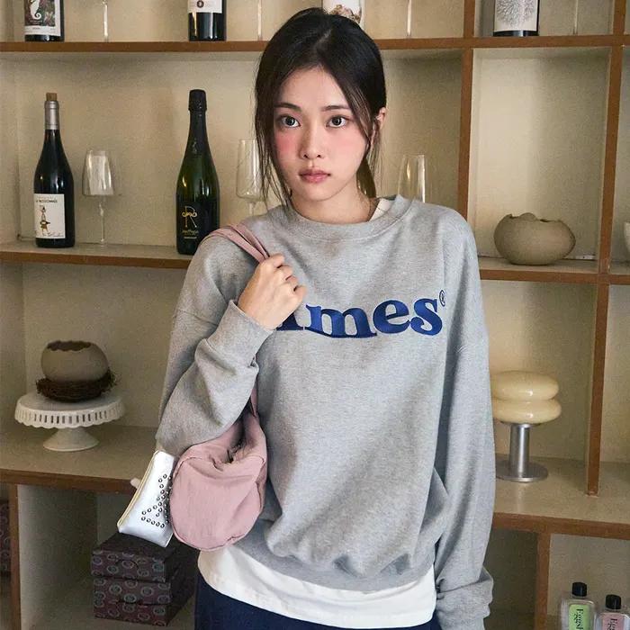 BASIC LOGO SWEATSHIRT GREY