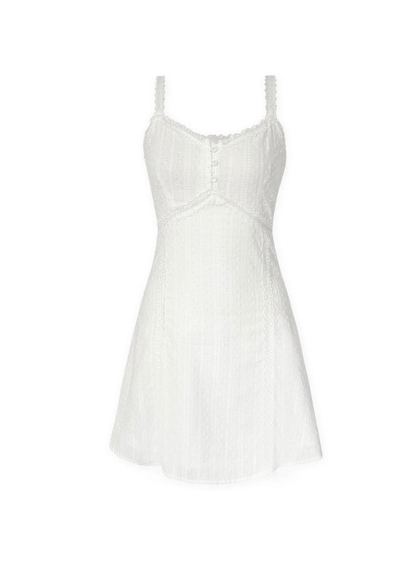 루루서울 White Dream Mini Dress