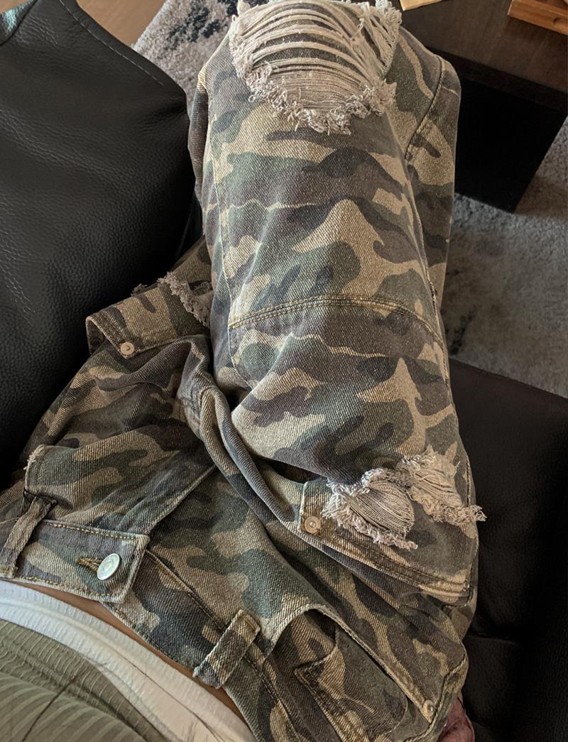 카펜터 데미지 카모 팬츠 (unisex)