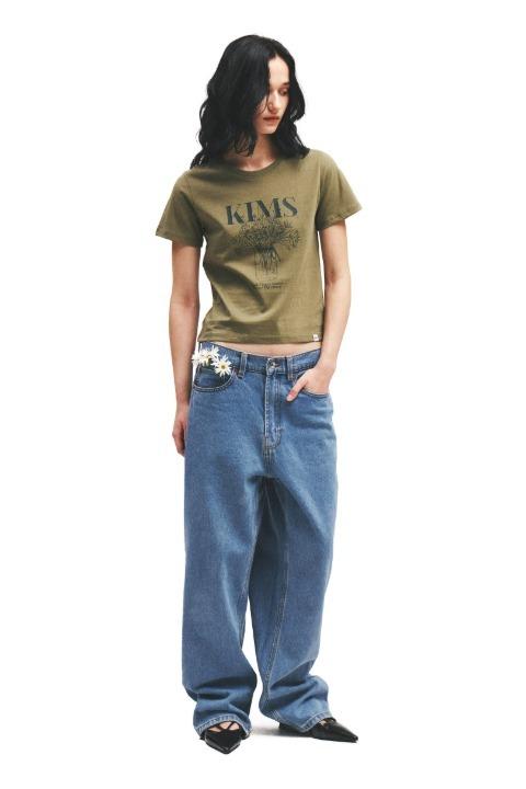 Vase Sketch Tee Khaki