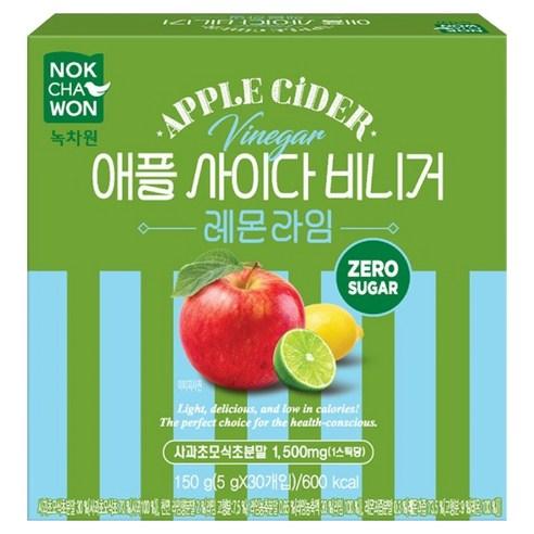 녹차원 제로슈가 애플 사이다 비니거 레몬라임맛, 150g, 1개