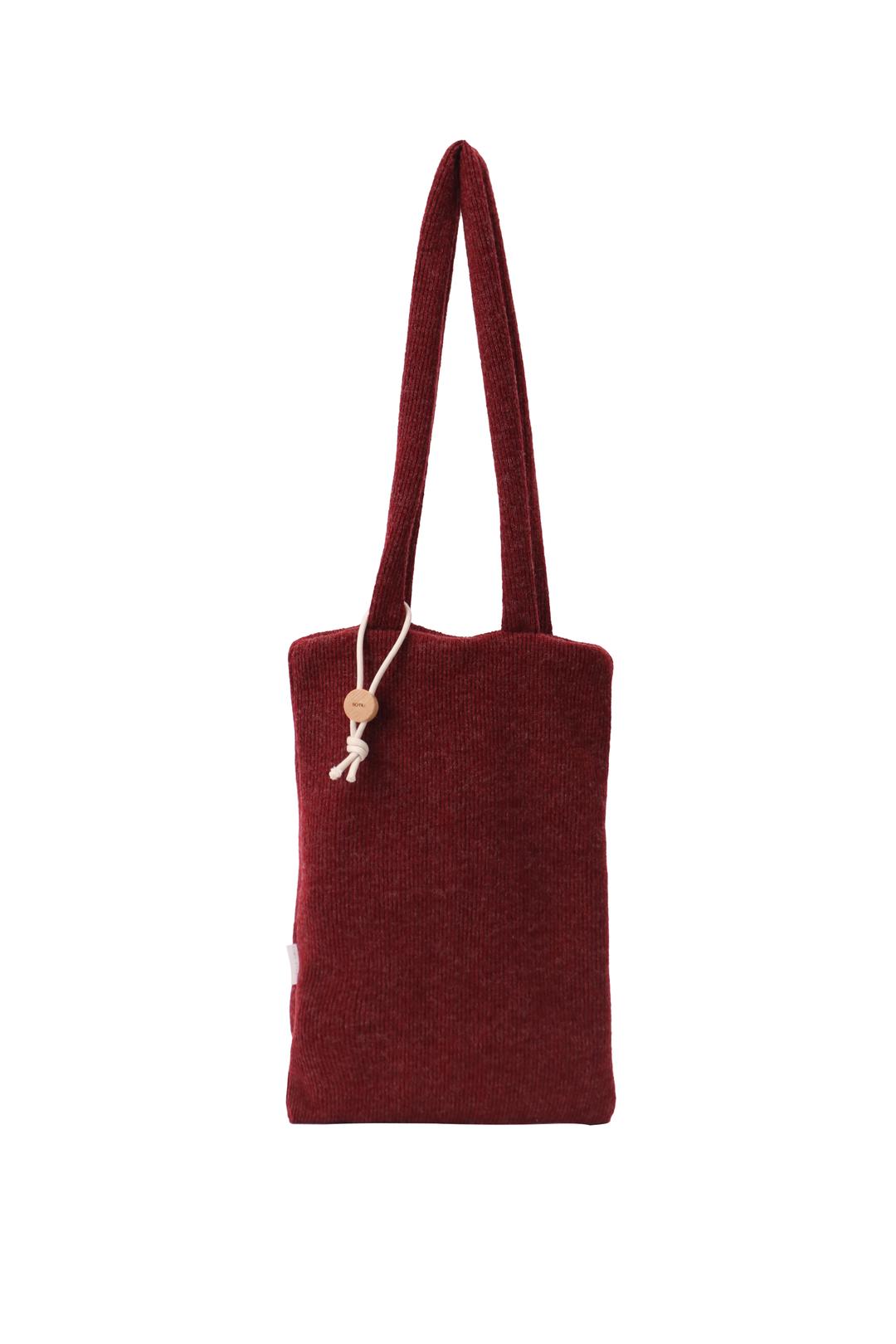 KNIT COZY BAG_ Red