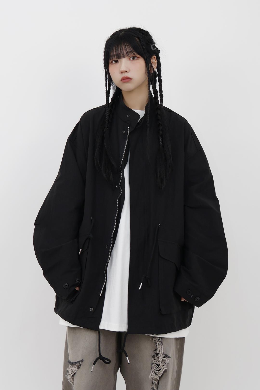 오버 피쉬테일 숏 야상