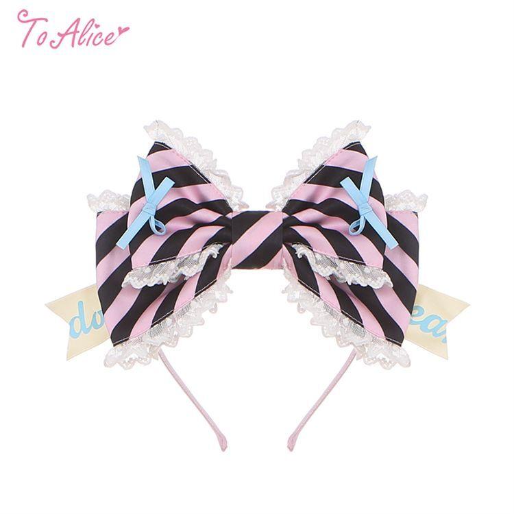 【ToAlice】S2303 Sugary Dollリボンカチューシャ