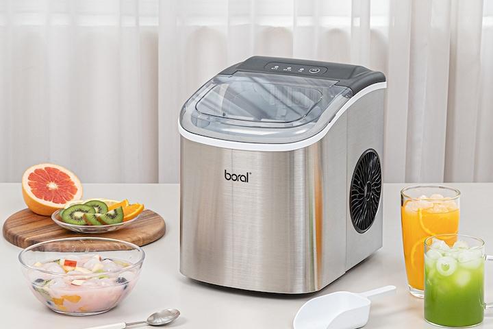 스테인레스 8분급속 제빙 자동세척 아이스 제빙기 1.2L SN-IM120H