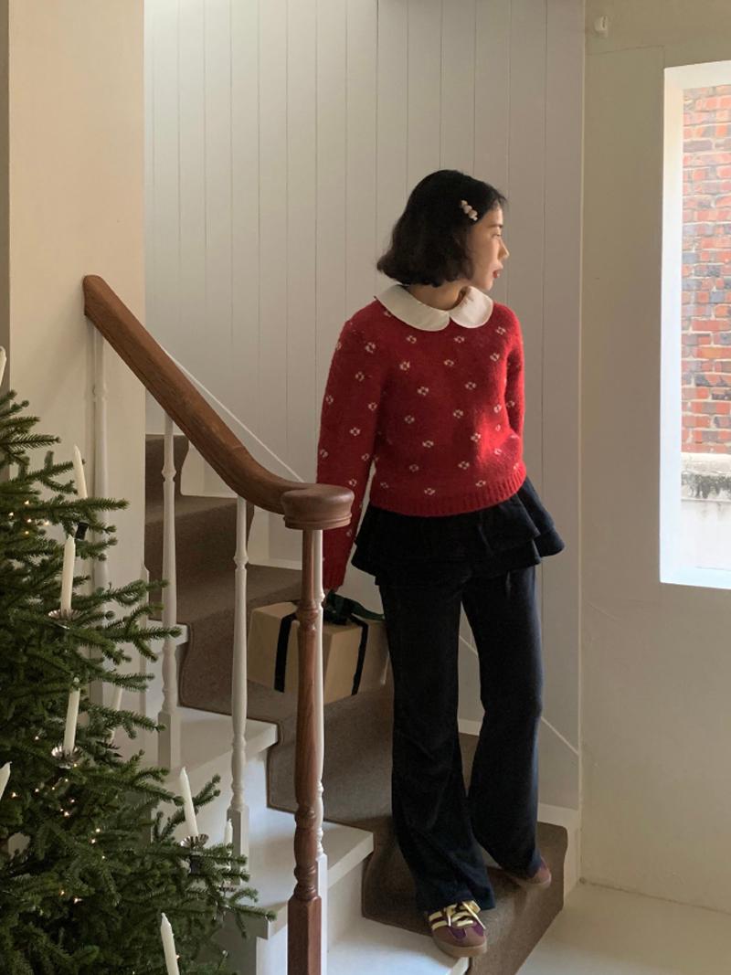 winter velvet cancan pants