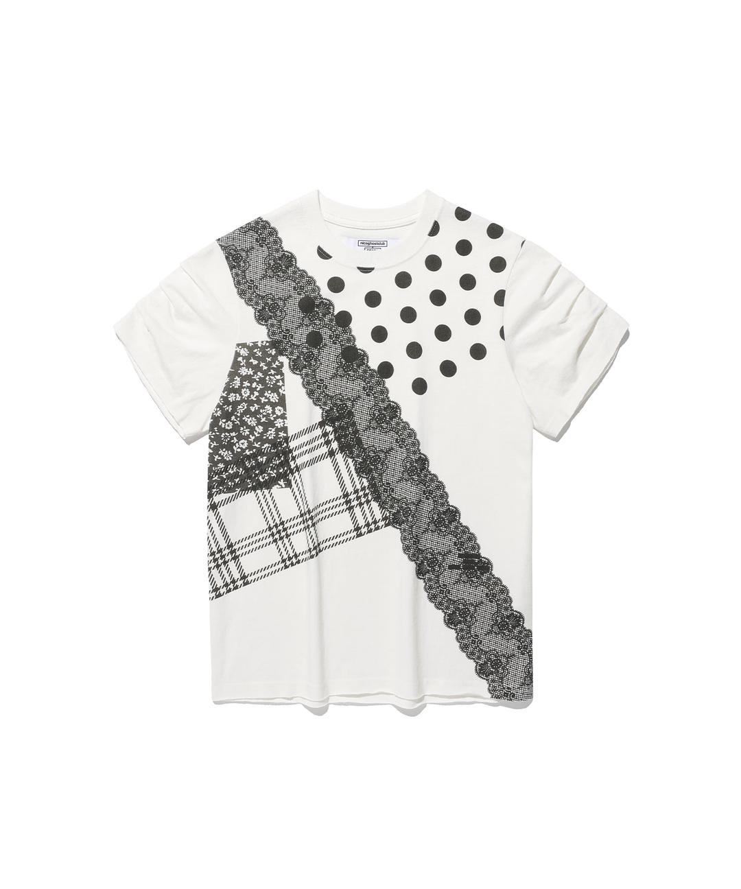 ffats mix pattern tee[white]