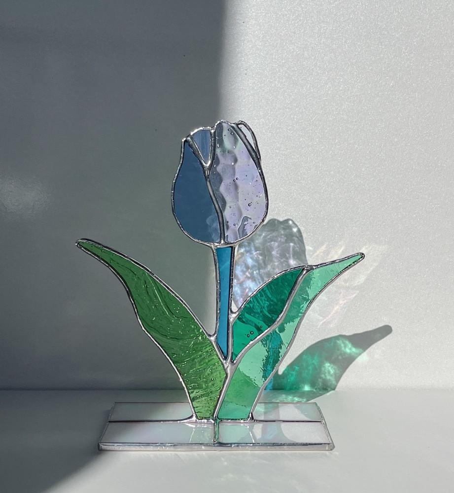 스테인드글라스 튤립 오브제