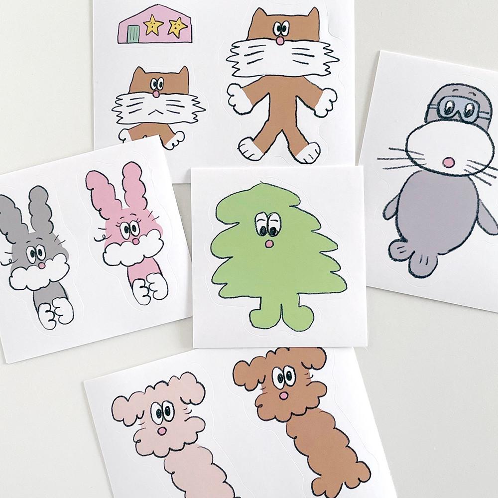 스쿠티 클럽 스티커 01