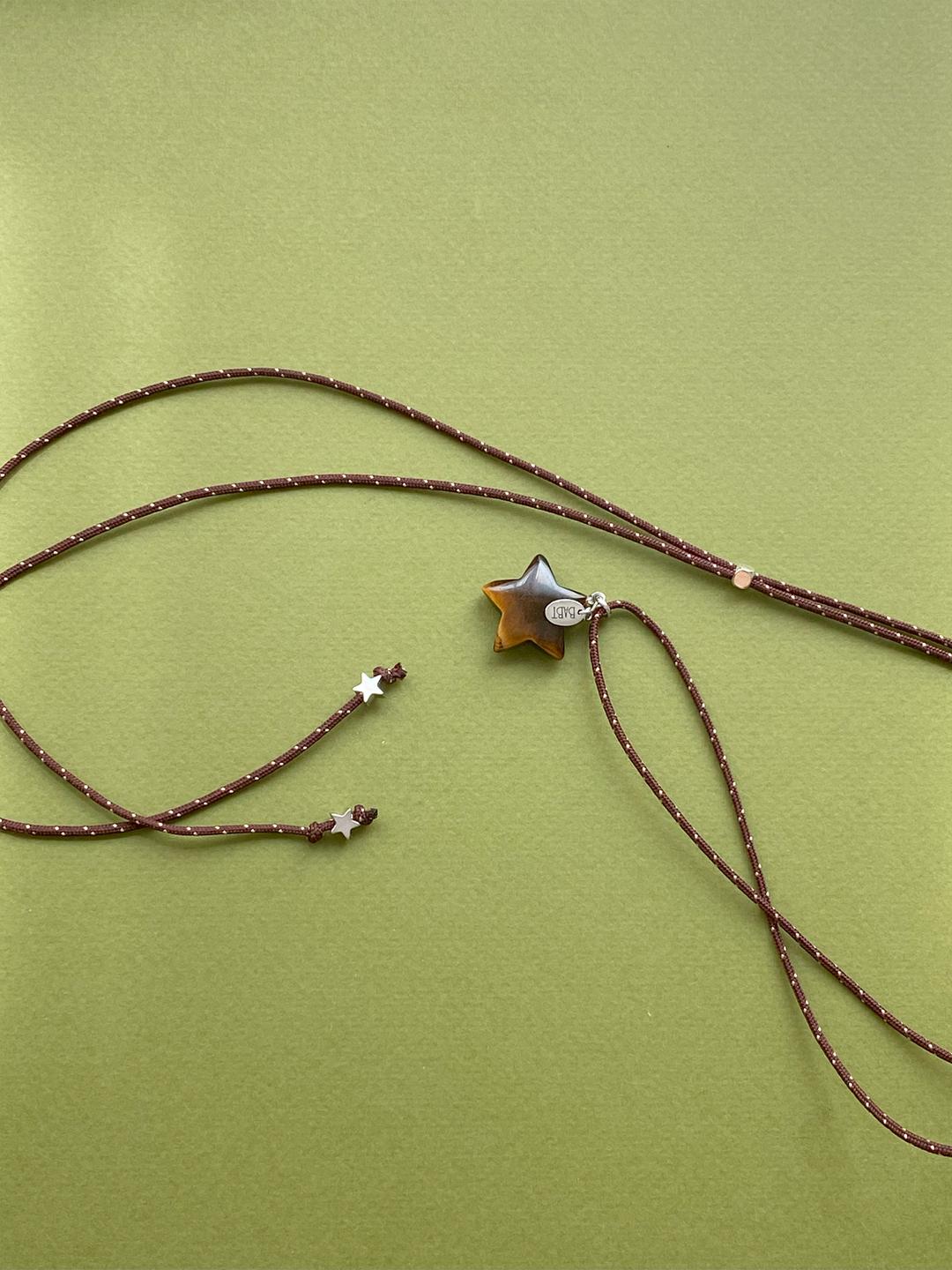 BABT MOCHA JAM STAR NECKLACE