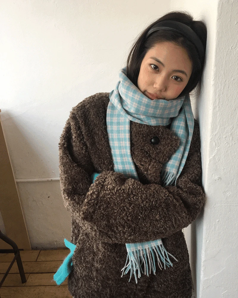 [오늘출발/MD추천]파인울 체크 머플러 (6color) *전 컬러 당일 발송 가능!