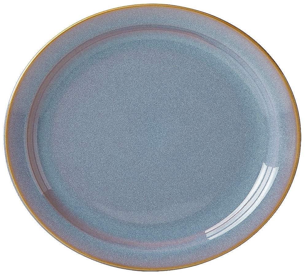 단스크 일본 주방 식기 접시 할단 디너 플레이트 접시 블루