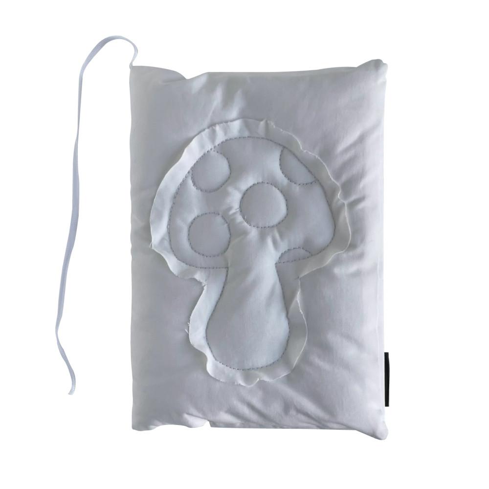 [1st] cushion book cover (white)