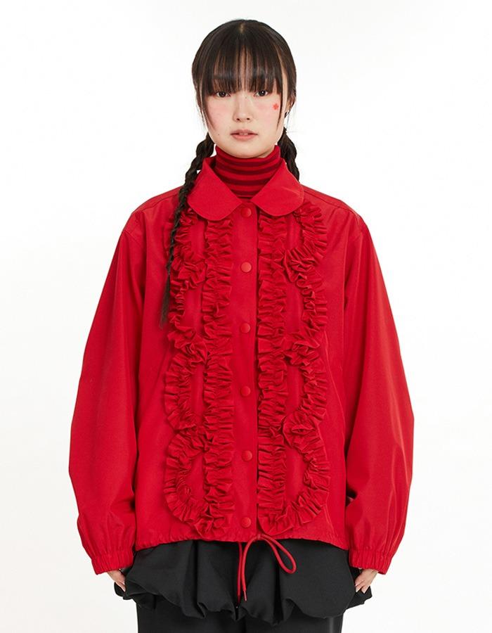 BOCBOK) Clover Sanbo Jumper (Red) 2차 재입고